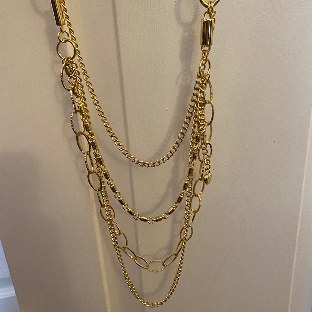 Park Lane AMPED UP necklace in gold.